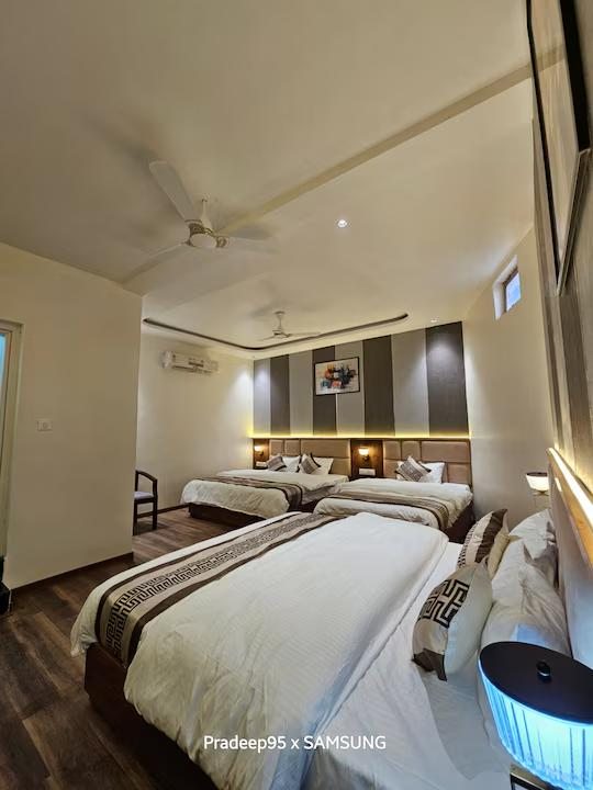 Comfortable five-guest family suite room view at Hotel Fortune, Ayodhya